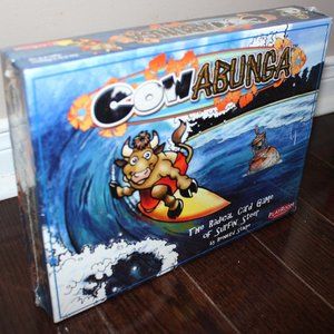 3/$55❤️new COWABUNGA Radical Card Game of Surfin' Steer Playroom